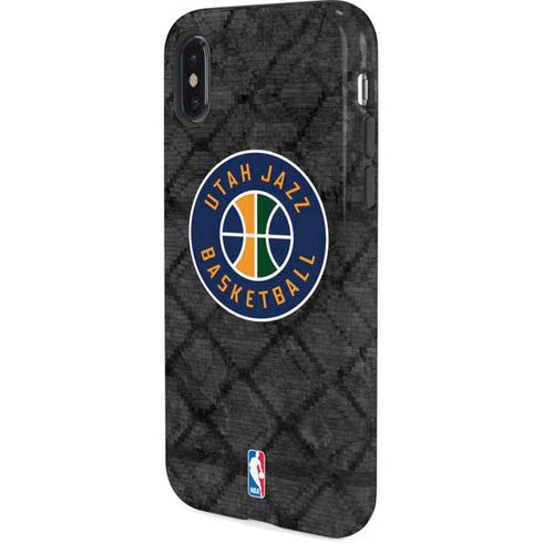 NBA Utah Jazz Black Rust iPhone X Pro Case