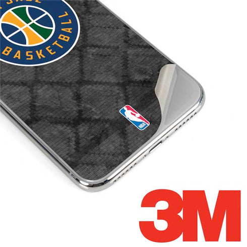 NBA Utah Jazz Black Rust iPhone X Skin