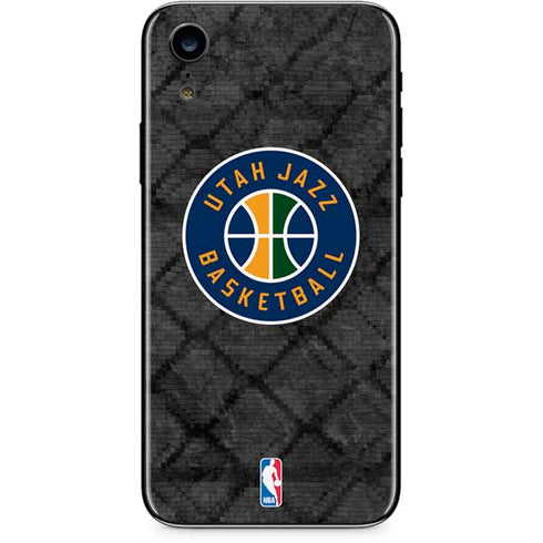 NBA Utah Jazz Black Rust iPhone XR Skin