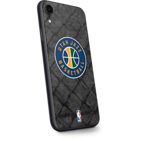 NBA Utah Jazz Black Rust iPhone XR Skin
