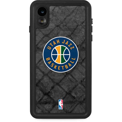 NBA Utah Jazz Black Rust iPhone XR Waterproof Case