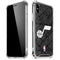 NBA Utah Jazz Black Rust iPhone XS Max Clear Case