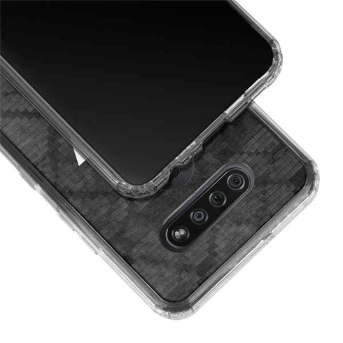NBA Utah Jazz Black Rust LG K51/Q51 Clear Case