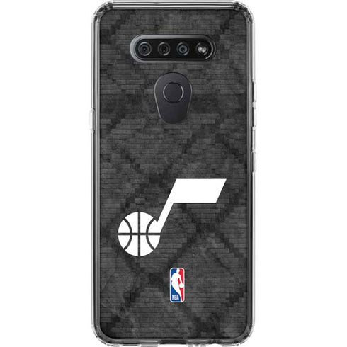 NBA Utah Jazz Black Rust LG K51/Q51 Clear Case