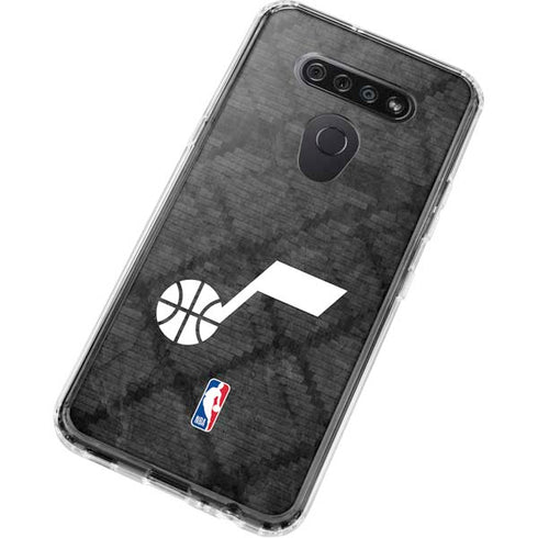 NBA Utah Jazz Black Rust LG K51/Q51 Clear Case