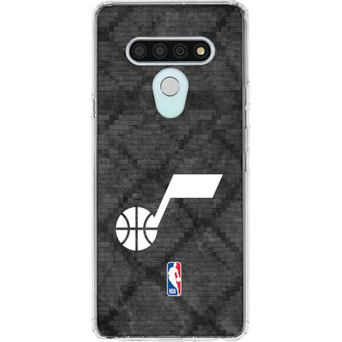 NBA Utah Jazz Black Rust LG Stylo 6 Clear Case