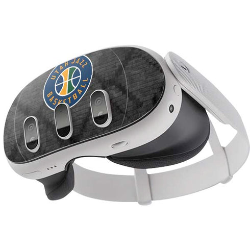 NBA Utah Jazz Black Rust Meta Quest 3 Skin