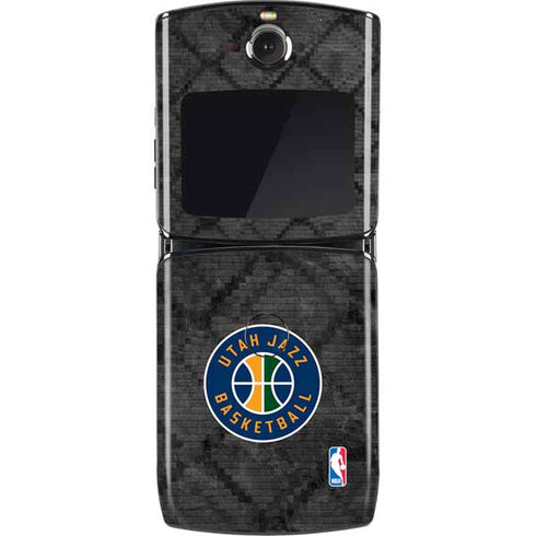 NBA Utah Jazz Black Rust Motorola RAZR Skin