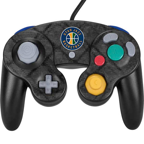 NBA Utah Jazz Black Rust Nintendo GameCube Controller Skin