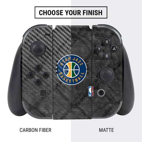 NBA Utah Jazz Black Rust Nintendo Switch Bundle Skin