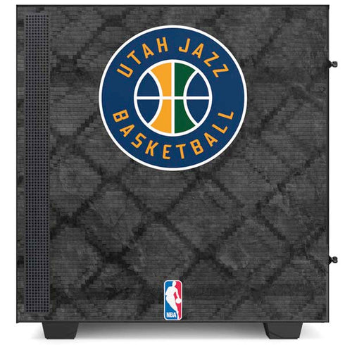 NBA Utah Jazz Black Rust NZXT H510 Compact ATX Mid-Tower Case Skin
