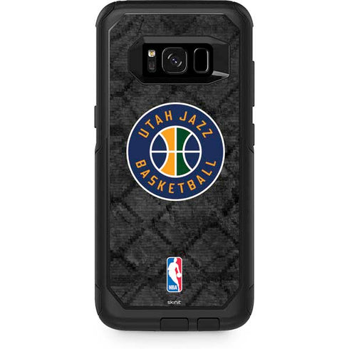 NBA Utah Jazz Black Rust Otterbox Commuter Galaxy Skin