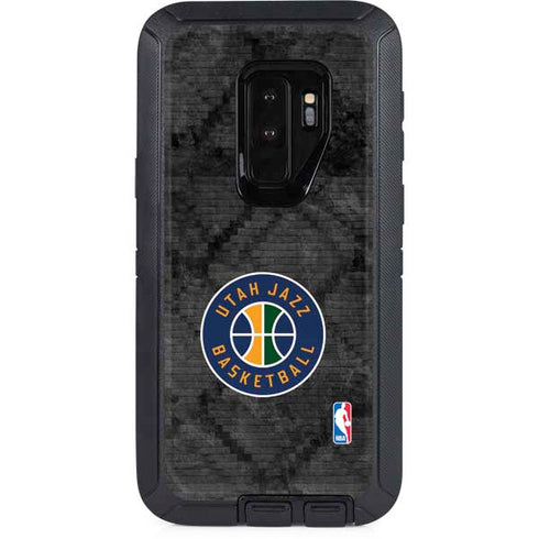 NBA Utah Jazz Black Rust Otterbox Defender Galaxy Skin