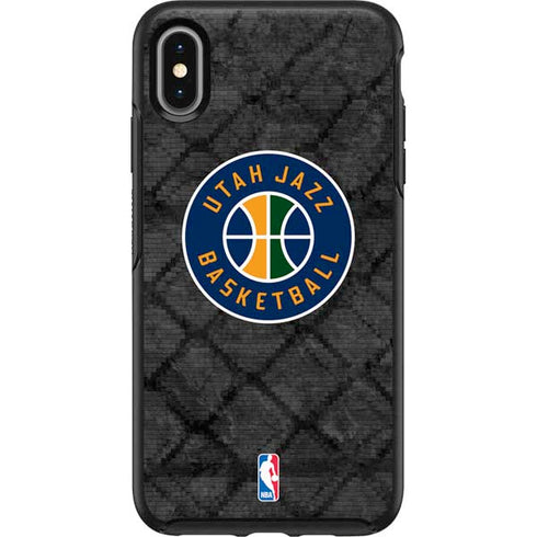 NBA Utah Jazz Black Rust Otterbox Symmetry iPhone Skin