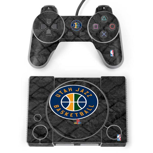 NBA Utah Jazz Black Rust PlayStation Classic Bundle Skin