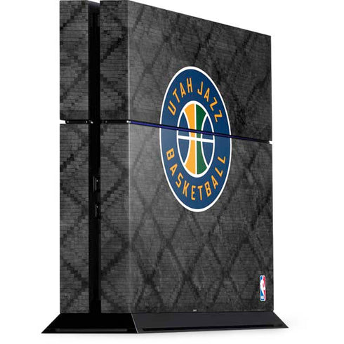NBA Utah Jazz Black Rust PS4 Console Skin