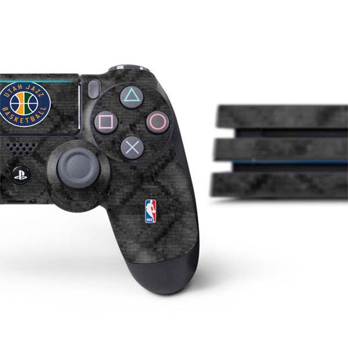 NBA Utah Jazz Black Rust PS4 Pro Bundle Skin