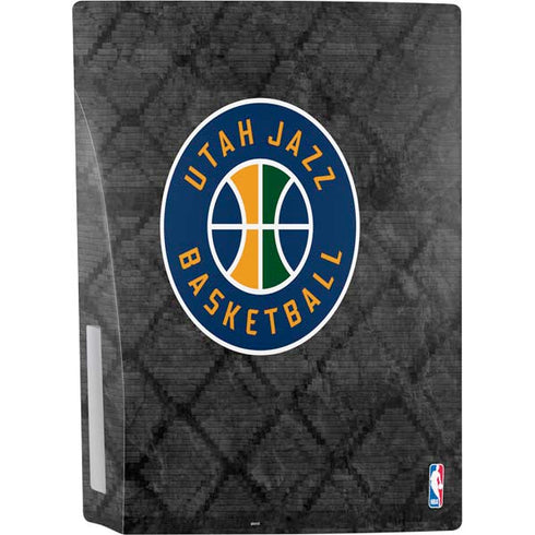 NBA Utah Jazz Black Rust PS5 Console Skin