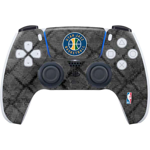 NBA Utah Jazz Black Rust PS5 Controller Skin