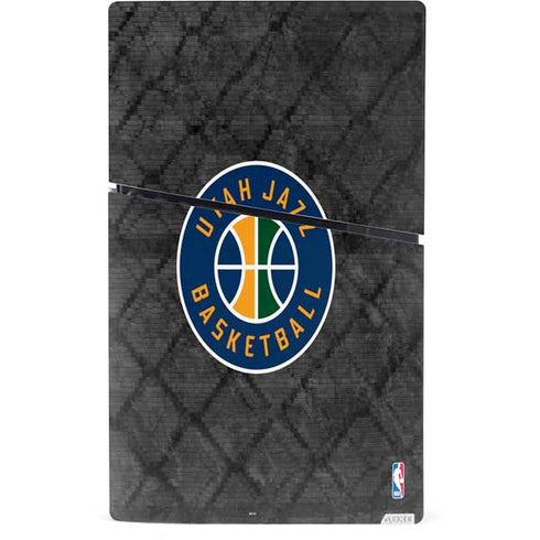 NBA Utah Jazz Black Rust PS5 Slim Digital Edition Console Skin