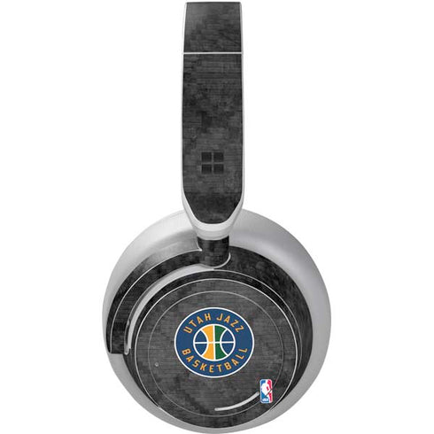 NBA Utah Jazz Black Rust Surface Headphones Skin