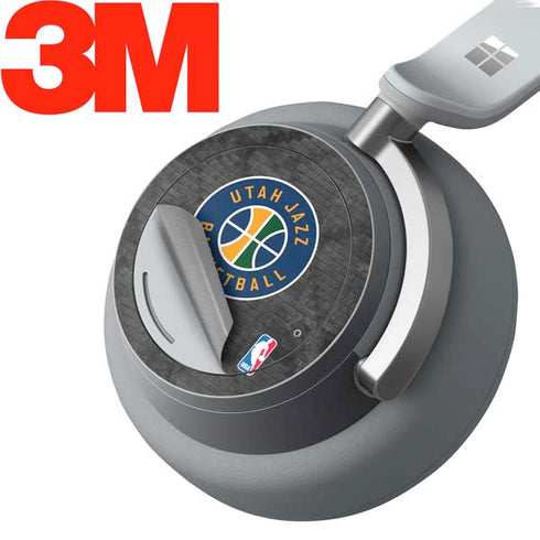 NBA Utah Jazz Black Rust Surface Headphones Skin