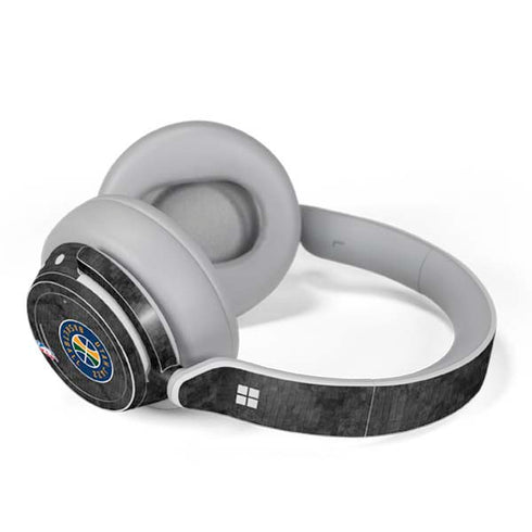 NBA Utah Jazz Black Rust Surface Headphones Skin