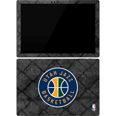 NBA Utah Jazz Black Rust Surface Pro 7 Skin