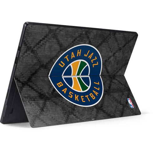 NBA Utah Jazz Black Rust Surface Pro 7 Skin