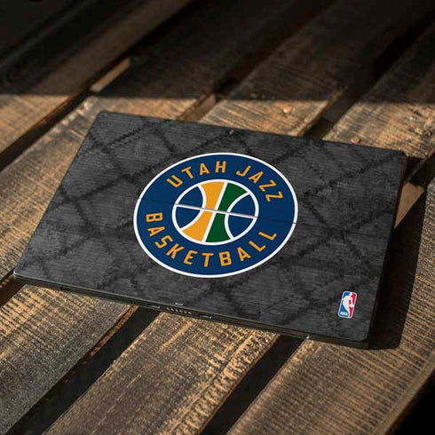 NBA Utah Jazz Black Rust Surface Pro 7 Skin