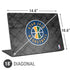 NBA Utah Jazz Black Rust Universal Laptop 18in (14.6 x 10.6in) Skin