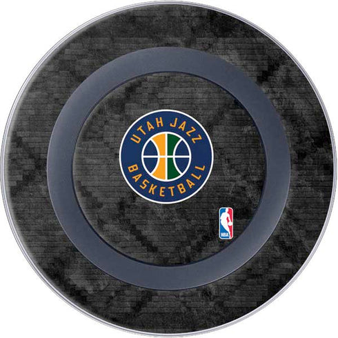 NBA Utah Jazz Black Rust Wireless Charger Skin