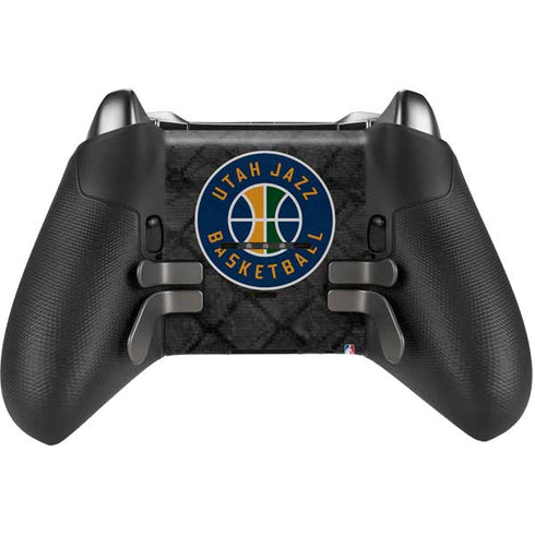NBA Utah Jazz Black Rust Xbox Elite Wireless Controller Series 2 Skin