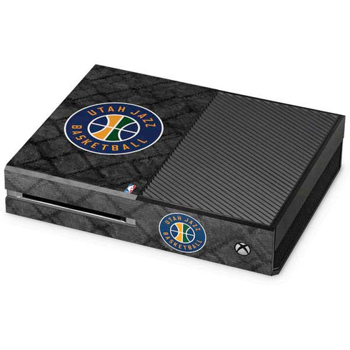 NBA Utah Jazz Black Rust Xbox One Console Skin