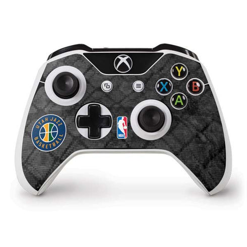 NBA Utah Jazz Black Rust Xbox One S Controller Skin