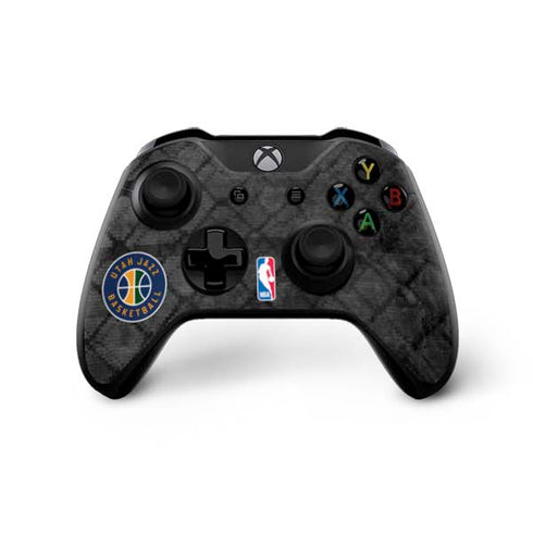 NBA Utah Jazz Black Rust Xbox One X Controller Skin