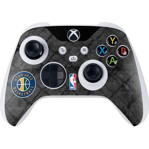 NBA Utah Jazz Black Rust Xbox Series S Controller Skin