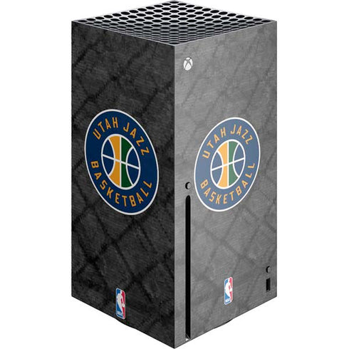 NBA Utah Jazz Black Rust Xbox Series X Console Skin
