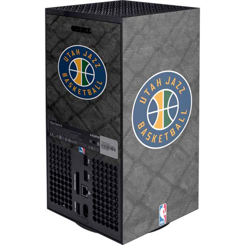 NBA Utah Jazz Black Rust Xbox Series X Console Skin