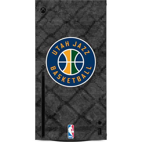 NBA Utah Jazz Black Rust Xbox Series X Console Skin