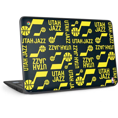 NBA Utah Jazz Blast HP Chromebook Skin