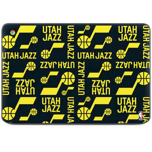 NBA Utah Jazz Blast HP Chromebook Skin
