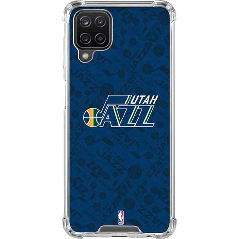NBA Utah Jazz Blast Galaxy A12 Clear Case