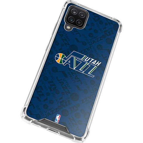 NBA Utah Jazz Blast Galaxy A12 Clear Case