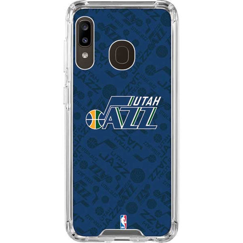 NBA Utah Jazz Blast Galaxy A30 Clear Case