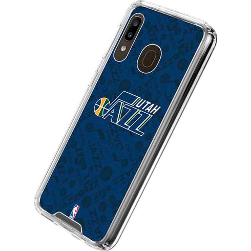 NBA Utah Jazz Blast Galaxy A30 Clear Case