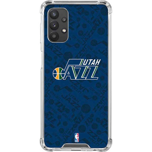 NBA Utah Jazz Blast Galaxy A32 5G Clear Case