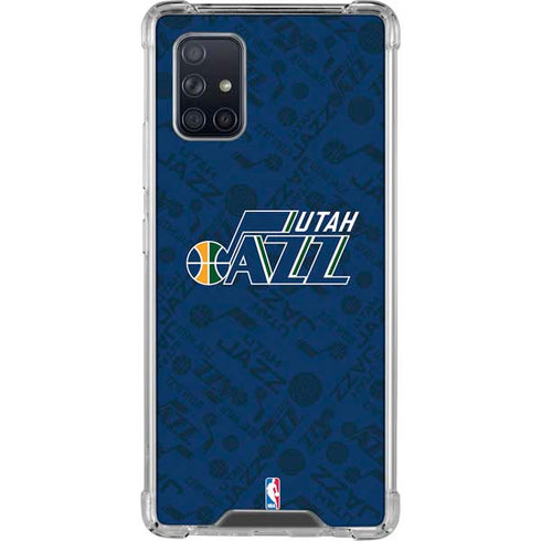 NBA Utah Jazz Blast Galaxy A71 5G Clear Case