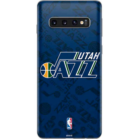 NBA Utah Jazz Blast Galaxy S10 Skin
