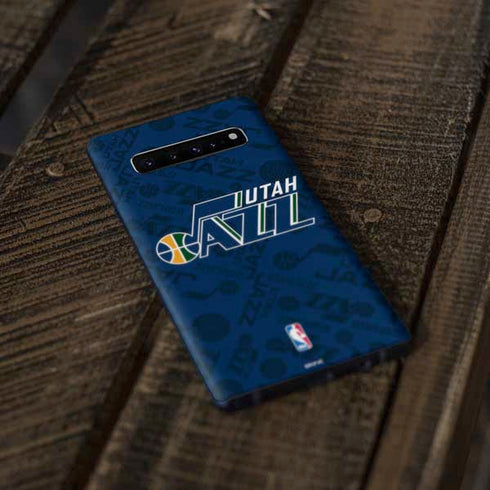 NBA Utah Jazz Blast Galaxy S10 Skin